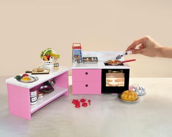 Mini-Küchenset, das mit einem Teelicht funktioniert