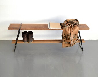 AGUSTAV bench. Nordic minimalistic design, handmade in Iceland.
