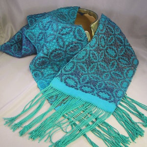 Soldiers Return Overshot Woven Scarf - Weaving Draft (Pattern)