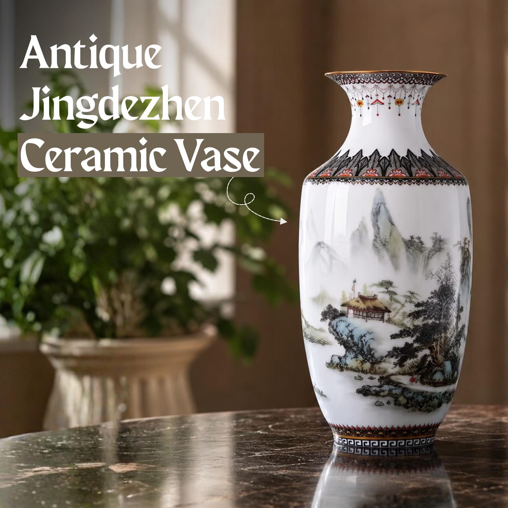 美術品・アンティーク・コレクション 大明宣徳年製 染付 花文 壺 煎茶道具