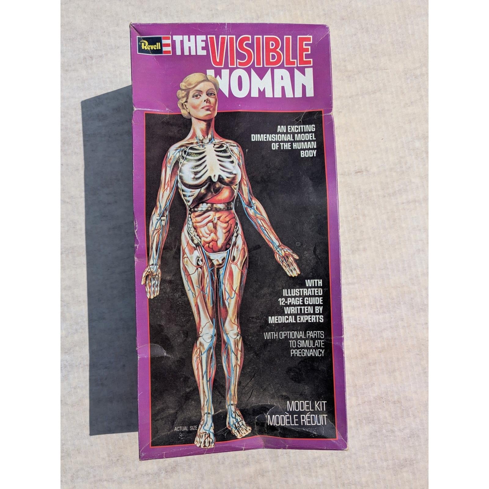 VTG 1987 Revell the Visible Woman Anatomy Model Kit Science
