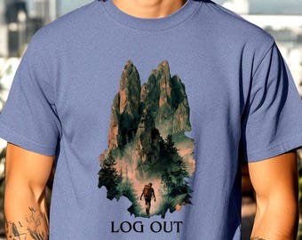 Nature Lover Gift Idea Hiking Mountains Tee Outdoor Adventure Shirt National Park Top Camping Trip TShirt Wilderness Explorer Apparel