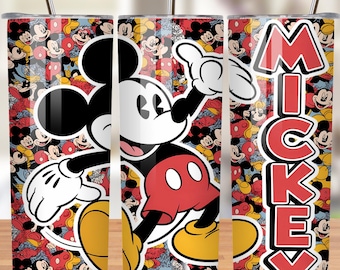 Mickey Mouse Becher Design, 20 Unzen Skinny Tumble Design, Sublimationsbild, Tumbler Wrap, Mickey Mouse Tasse, Mickey Mouse Sublimation