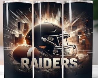 Raider Tumbler Wrap für Leichtathletik, Sublimationsdesign, Las Vegas PNG, Team PNG, Mascot Sublimation Fußball, sofortiger Download