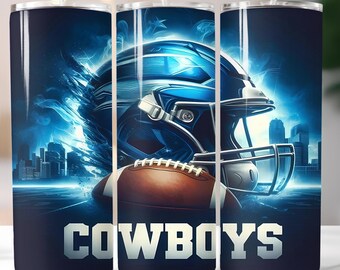 Cowboy 20 Unzen Skinny Tumbler Wrap PNG, Sport 20 Unzen Tumbler PNG, Maskottchen Sublimationsbecher PNG Digitaler Download