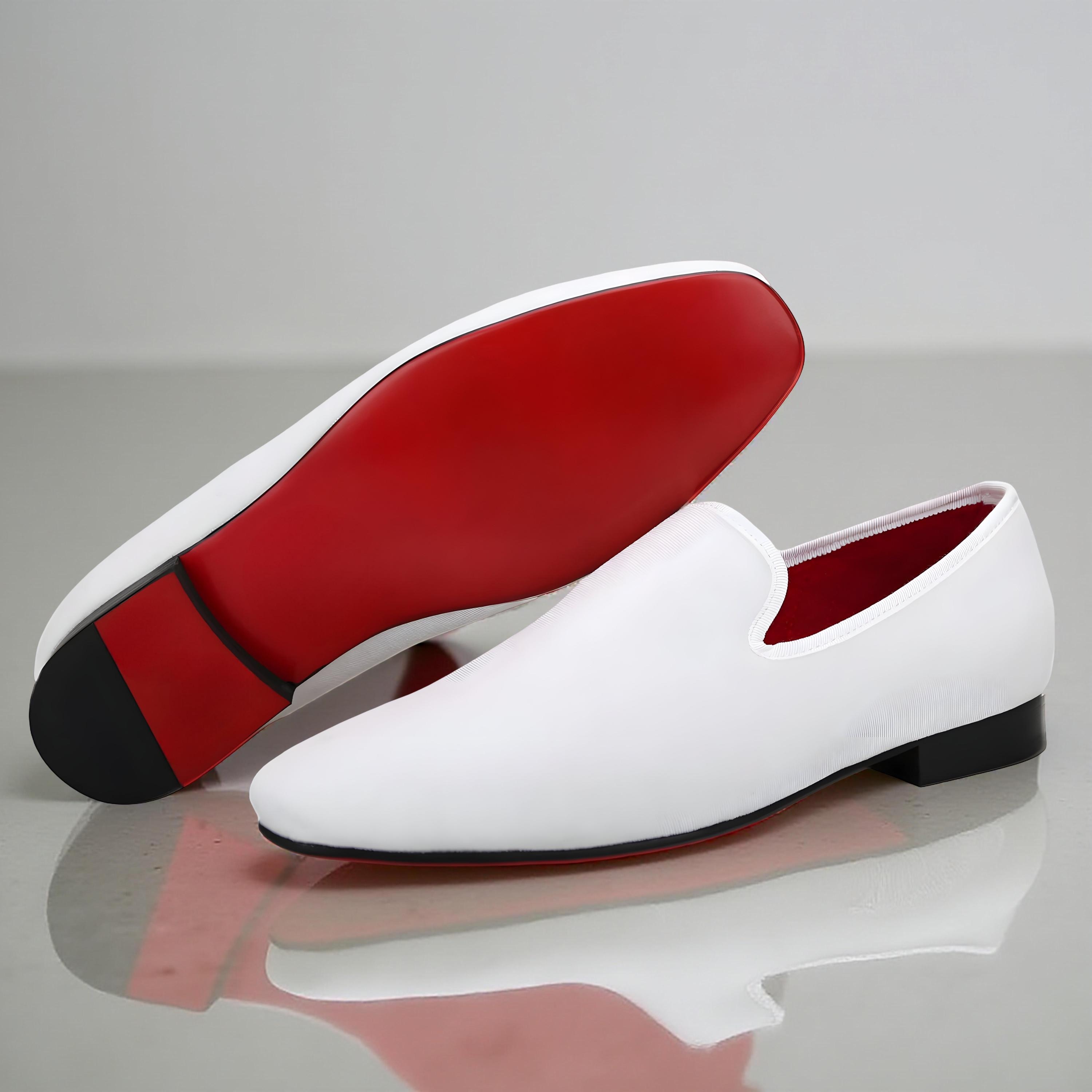 strapless open back dress Christian Louboutin Velvet Strass Mens Nit Night Flat Loafers 43.5 Black  1811238 – FASHIONPHILE main image 1