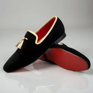 Mens Square Toe Loafers - Etsy display picture 1