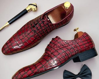 Scarpe da lavoro da uomo fatte a mano in pelle color marrone, scarpe eleganti Derby con lacci