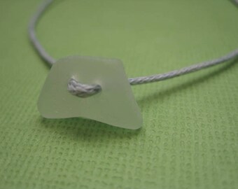 Sea Glass Friendship Bracelet- Wish Bracelet- Real Sea Glass