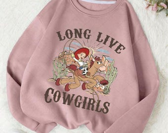 Retro Jessie Long Live Cowgirls PNG, Toy Story Shirt Design (Digital Download)