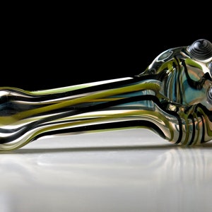 Colorful Frit Flower Bowl Glass Pipe - P2862