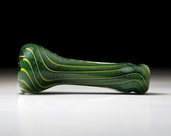 Thick Hand Blown Glass Chillum