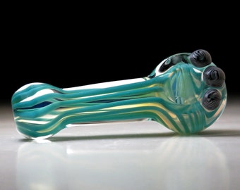 Thick Turquoise Glass Pipe