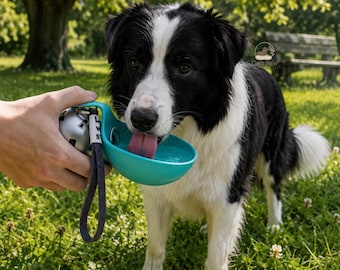 Portable Pet Water Bottle, Leak-Proof Travel Hydration, Stainless Steel Dog Cat Accessory