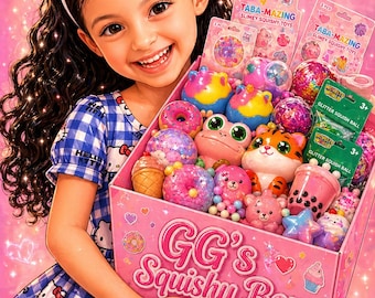 GG’s Squishy Box | Mystery Squishy Box | Taba Squishies | Kawaii Squishies | Sensory Toy Box | Cute Squishy Bundle | TikTok Viral