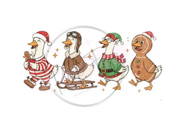 Christmas Goose PNG | Christmas PNG | Funny Christmas Shirt Design | Christmas Shirt Design | Distressed Chrismas Design