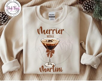Christmas Drink PNG | Christmas PNG | Funny Christmas Shirt Design | Christmas Shirt | Martini | Christmas Martini | Espresso Martini