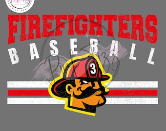 Let's Go Bananas PNG | Bananas Baseball | Bananas | Baseball | Firefighters Baseball | Firefighters | Instant Download | PNG | Varsity