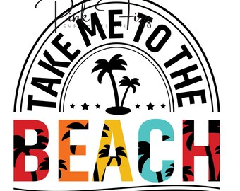 Strand Tank | Bring mich zum Strand | Urlaub Shirt | Strand PNG | Strand Instant Download