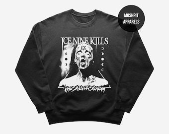 Ice Nine Kills Sweatshirt - Metal Music Hoodie - The Silver Scream - Welcome To Horrorwood - Ice Nine Kills Merch - Unisex Rocker Clothing