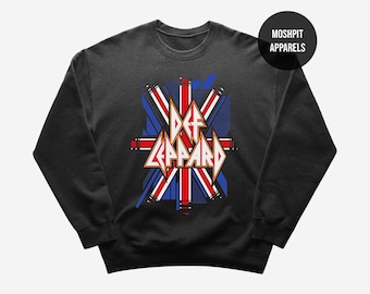 Def Leppard, Def Leppard Crewneck Sweatshirt, Band Tee, Rock N