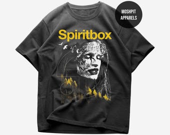 T-shirt Spiritbox Band Noir - Coton - Taille S à 5XL - Unisexe - Neuf Avec étiquettes - USA