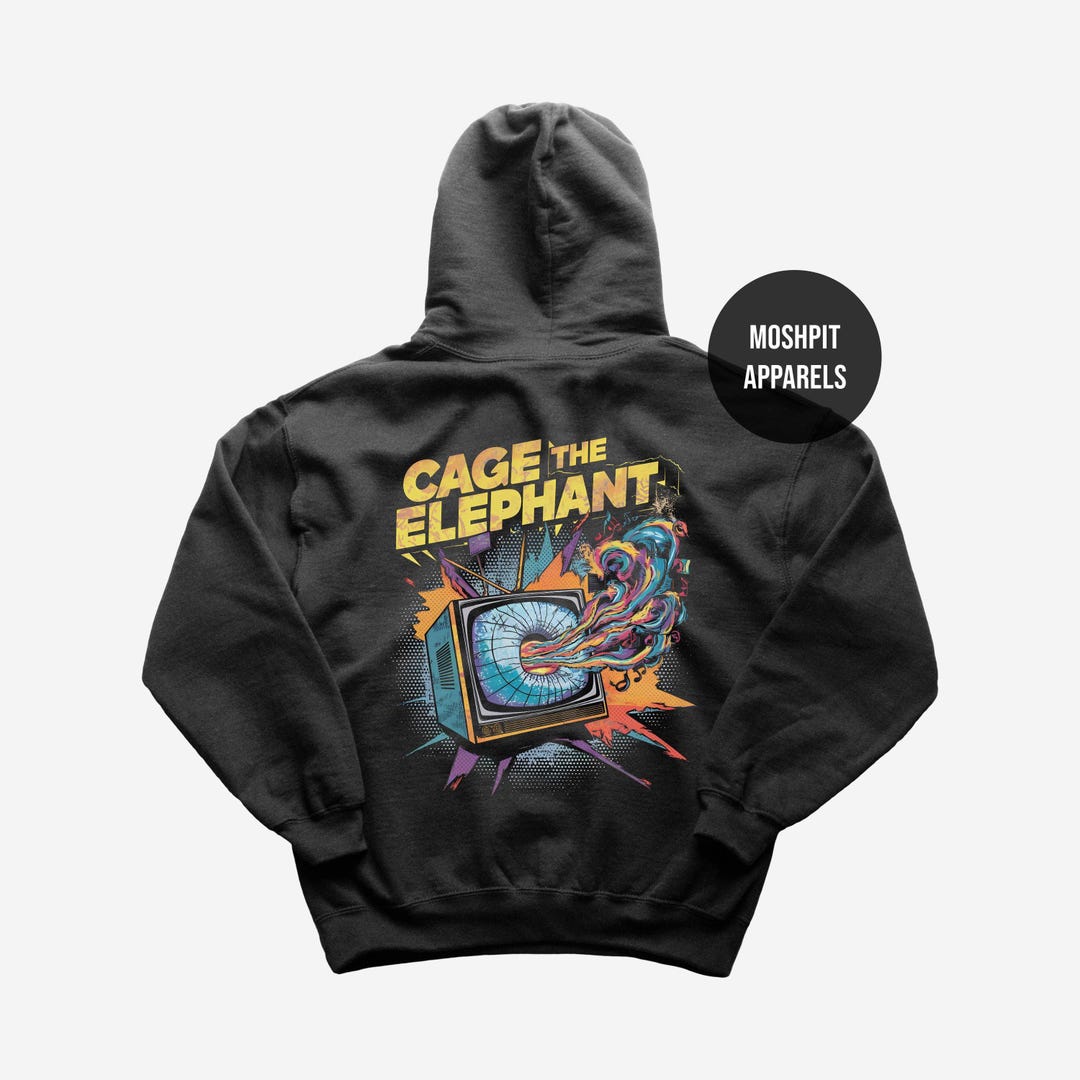 Cage the Elephant Hoodie - Rock Music Hoodie - Come A Little Closer ...