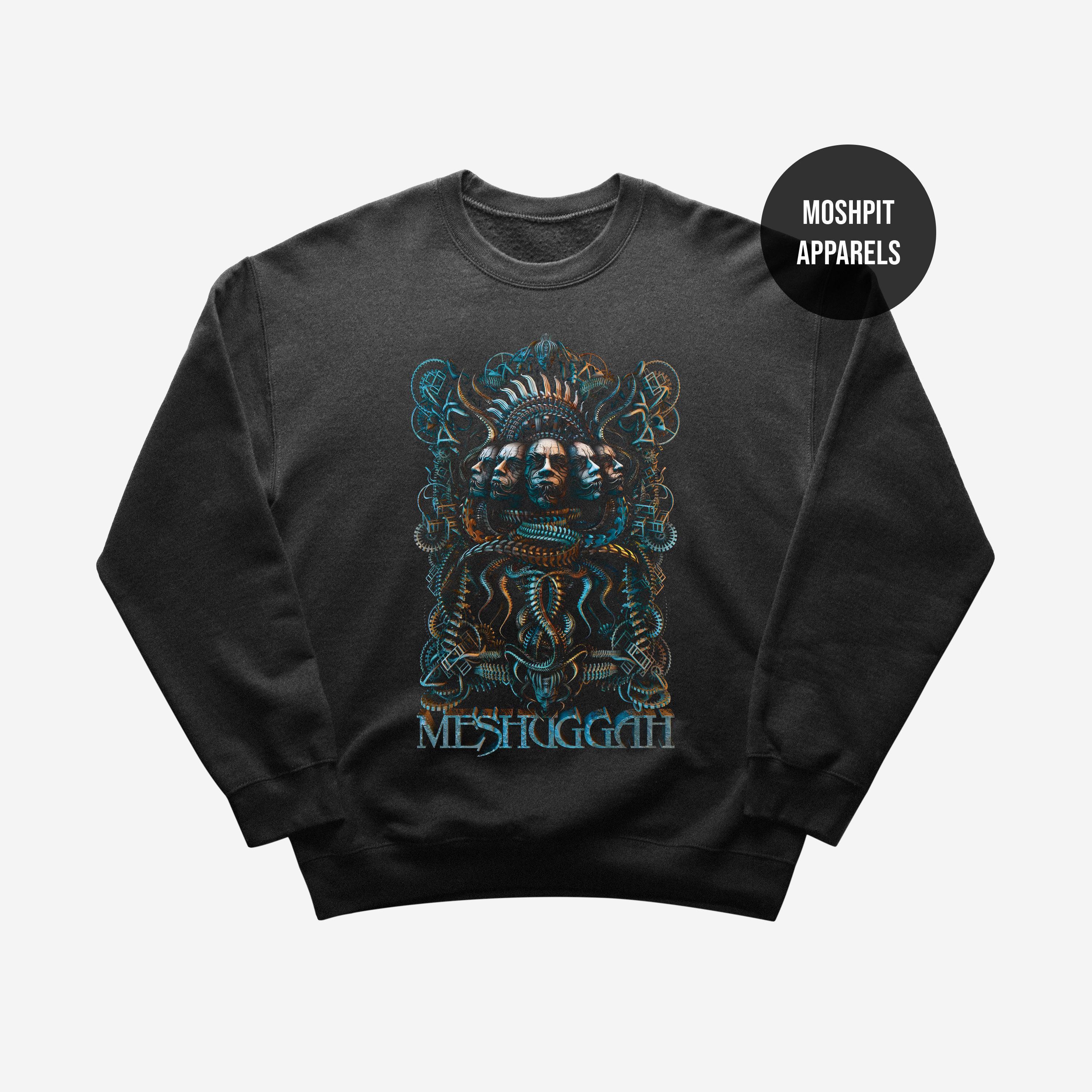 Sweat à Capuche Meshuggah - Design Graphique, Cadeau Pour Fan De Métal - 2