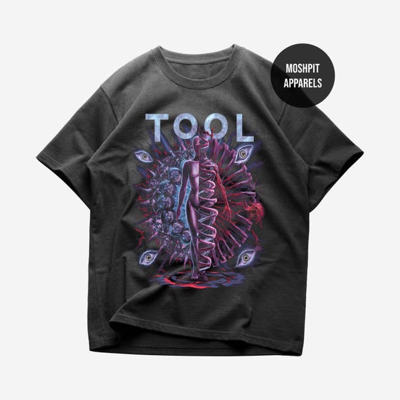 TOOL T-Shirt - Metal Music Shirt - Fear Inoculum Album - Lateralus - 10000 Days Album - Undertow - TOOL Merch - Unisex Heavy Cotton Tee