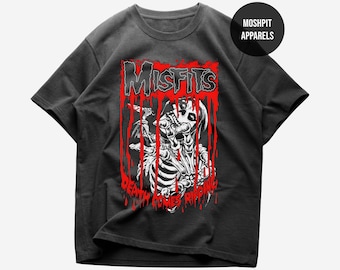 Misfits T-Shirt - Rock Musik Shirt - Last Caress - berühmte Monster - Static Age Album - Misfits Merch - Unisex Rocker Kleidung
