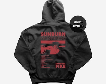 Dominic Fike Hoodie - Rock Music Hoodie - Sunburn Album - Love Hangover - Dominic Fike Merch - Unisex Rocker Clothing
