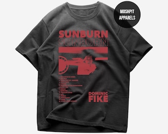 Dominic Fike T-Shirt - Rock Music Shirt - Sunburn Album - Love Hangover - Dominic Fike Merch - Unisex Rocker Clothing