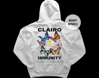Clairo Hoodie - Pop Music Hoodie - Immunity Album - Clairo Album