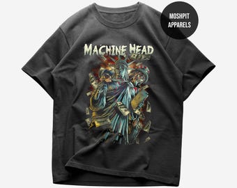 T-shirt Machine Head - shirt metalmuziek - Of Kingdom And Crown - Burn My Eyes-shirt - Machine Head Merch - Rocker uniseks kleding