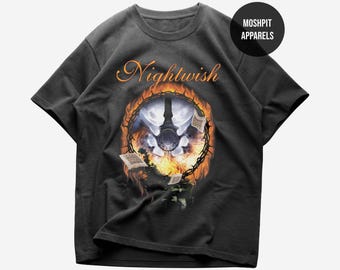 Vintage Nightwish 2001 L/S Band T-shirt - Black - Size Large L