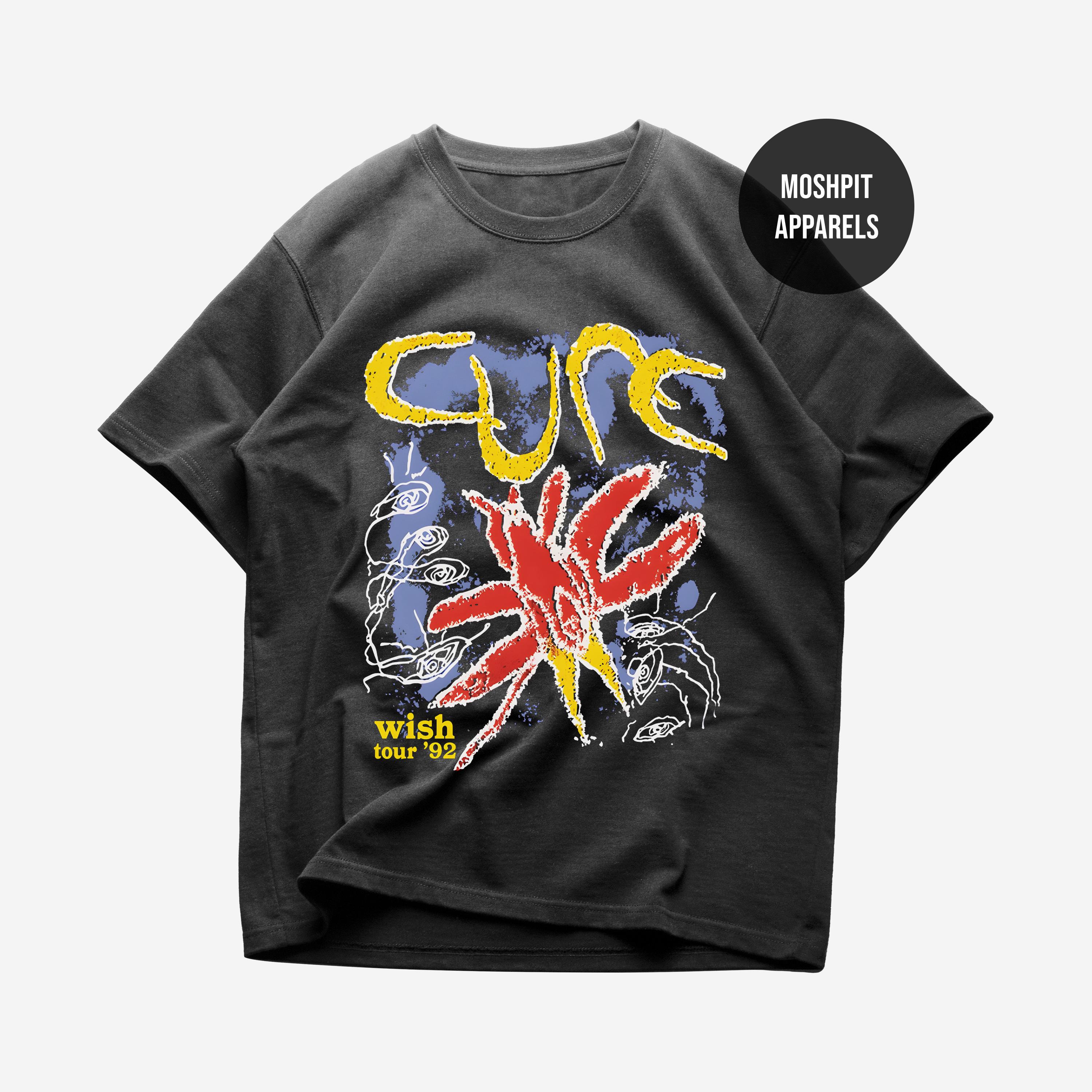 T-shirt Vintage The Cure Disintegration Tour 1989 - Taille 2XL, Blanc, Occasion Très Bon état