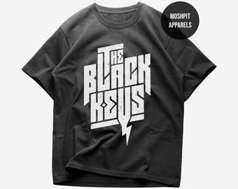 The Black Keys Art T-shirt, 100% Cotton Tee, Men's Women's All