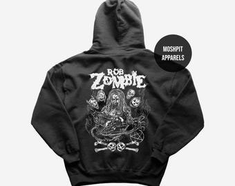 Rob Zombie Hoodie | Metal Music Hoodie | Feel so Numb | Never