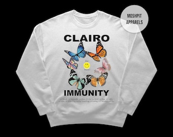 Clairo Sweatshirt - Pop Music Sweatshirt - Immunity Album - Clairo