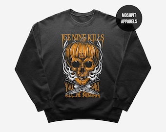 Ice Nine Kills Sweatshirt - Metal Music Sweatshirt - IX Sweatshirt - The Silver Scream - Ice Nine Kills Merch - Unisex Rocker Clothing