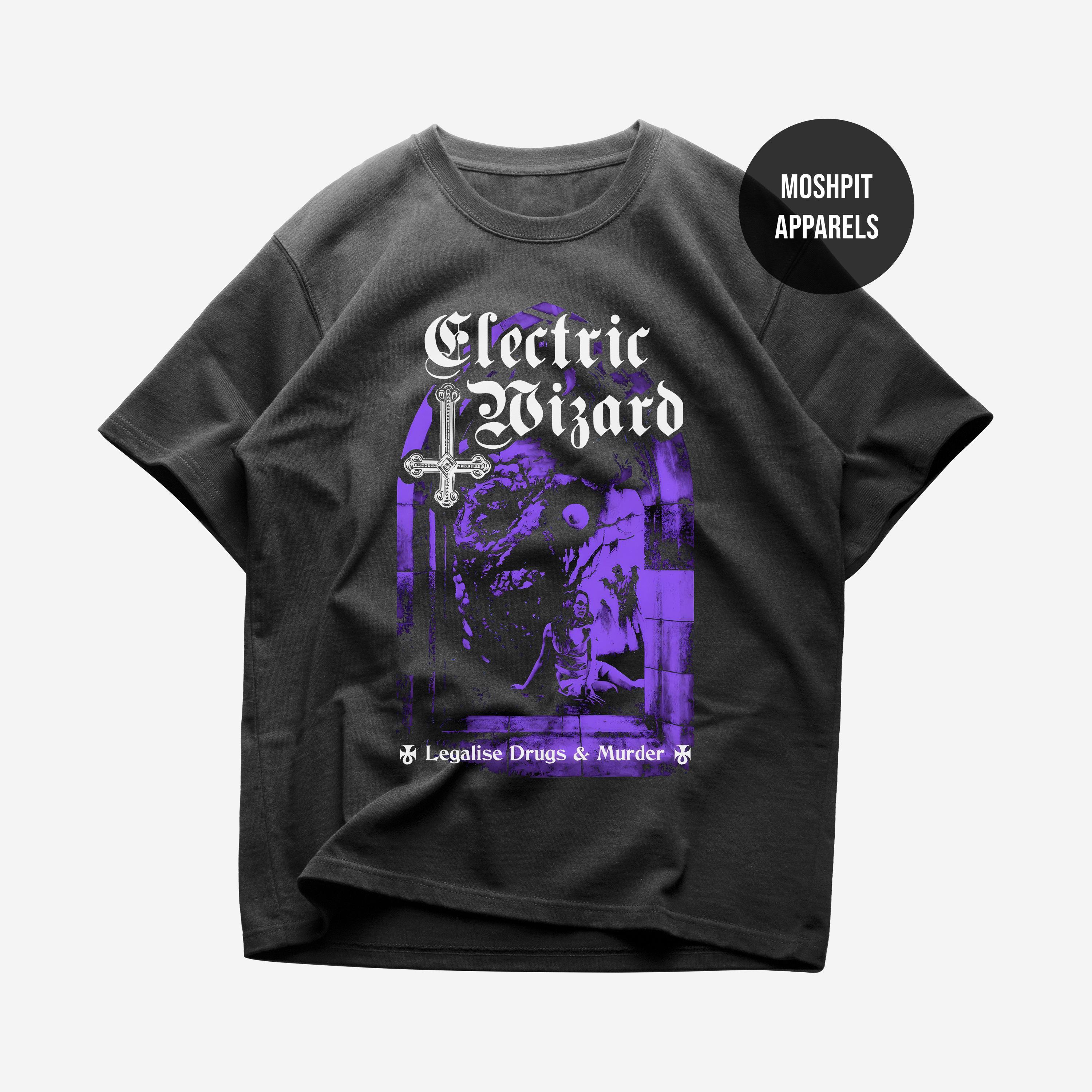 Electric Wizard T-shirt - Metal Music Shirt - Funeralopolis