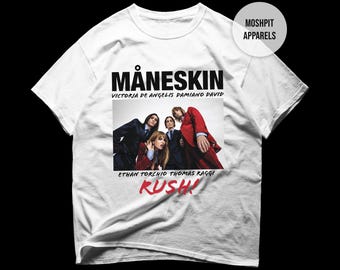 Retro Maneskin Band T-shirt, Rock Concert Tee - Etsy