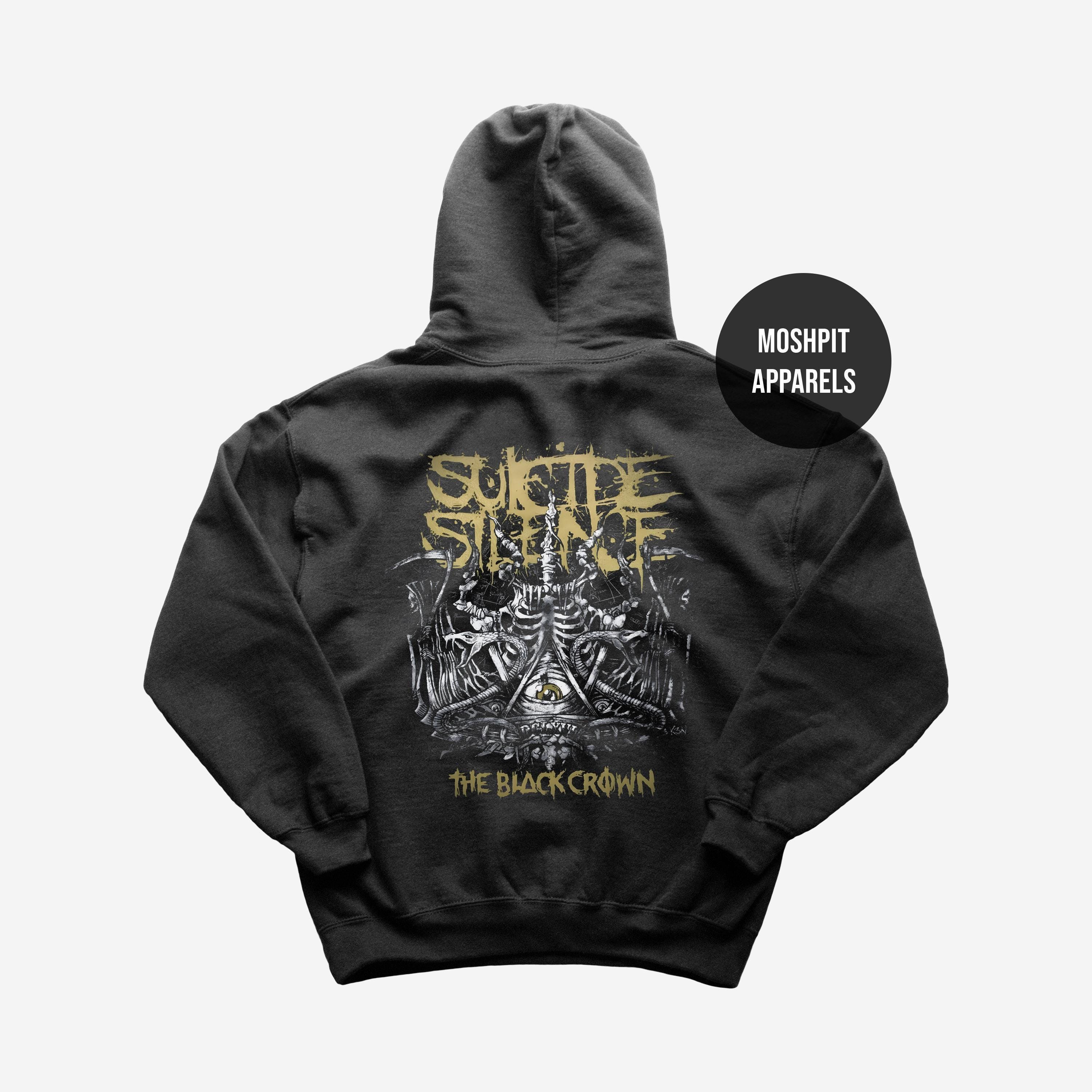 Suicide Silence Hoodie - Metal Music Hoodie - the Black Crown