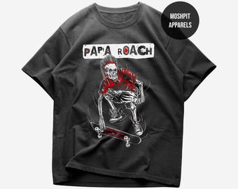 Papa Roach T-shirt - rockmuziekshirt - Last Resort - Infest Album Shirt - Papa Roach Merch - Rocker uniseks kleding