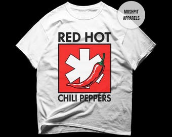 Red Hot Chili Peppers T-Shirt - Rock Music Shirt - RHCP Shirt - Can't Stop - Red Hot Chili Peppers Merch - Unisex Rocker Clothing