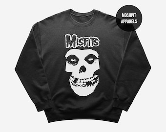 Misfits Sweatshirt - Rock Music Sweatshirt - The Misfits Box Set Album Sweatshirt - Misfits Merch - Unisex Rocker Clothing