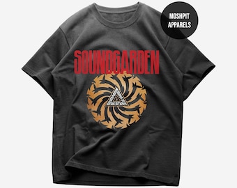 Camiseta de Soundgarden - Camiseta de música rock - Black Hole Sun - Álbum Superunknown - Badmotorfinger - Merchandising de Soundgarden - Ropa rockera unisex