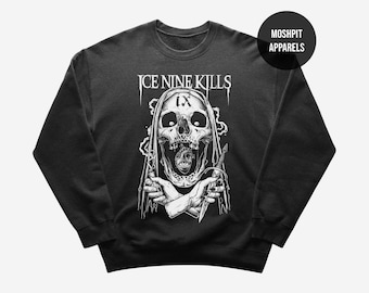 Ice Nine Kills Sweatshirt - Metal Music Hoodie - IX Hoodie - The Silver Scream - Ice Nine Kills Merch - Unisex Rocker Clothing