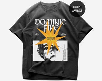 Dominic Fike T-Shirt - Rock Music Shirt - Sunburn Album - 14 Minutes Album - Dominic Fike Merch - Unisex Rocker Clothing