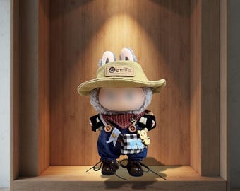 Cowboy Bucket Hat Outfit for LBB 1.0/2.0/3.0 (15/17cm doll)